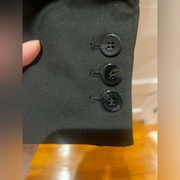 Zara Tailored Cropped Blazer Black Size XS - Picture 3 of 7